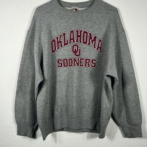 🔥🏈 Vintage OKLAHOMA SOONERS Crewneck Pullover Sweatshirt - Men Sz Large - EUC